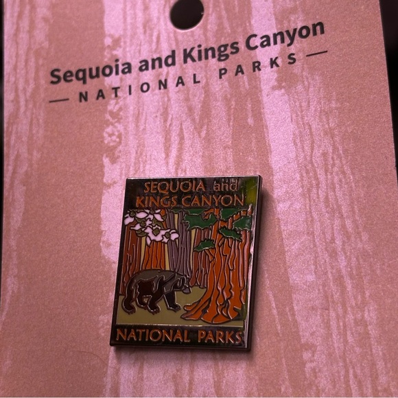 Sequoia and Kings Canyon National Parks Official Collectors Pin Forest Bear - Picture 1 of 5